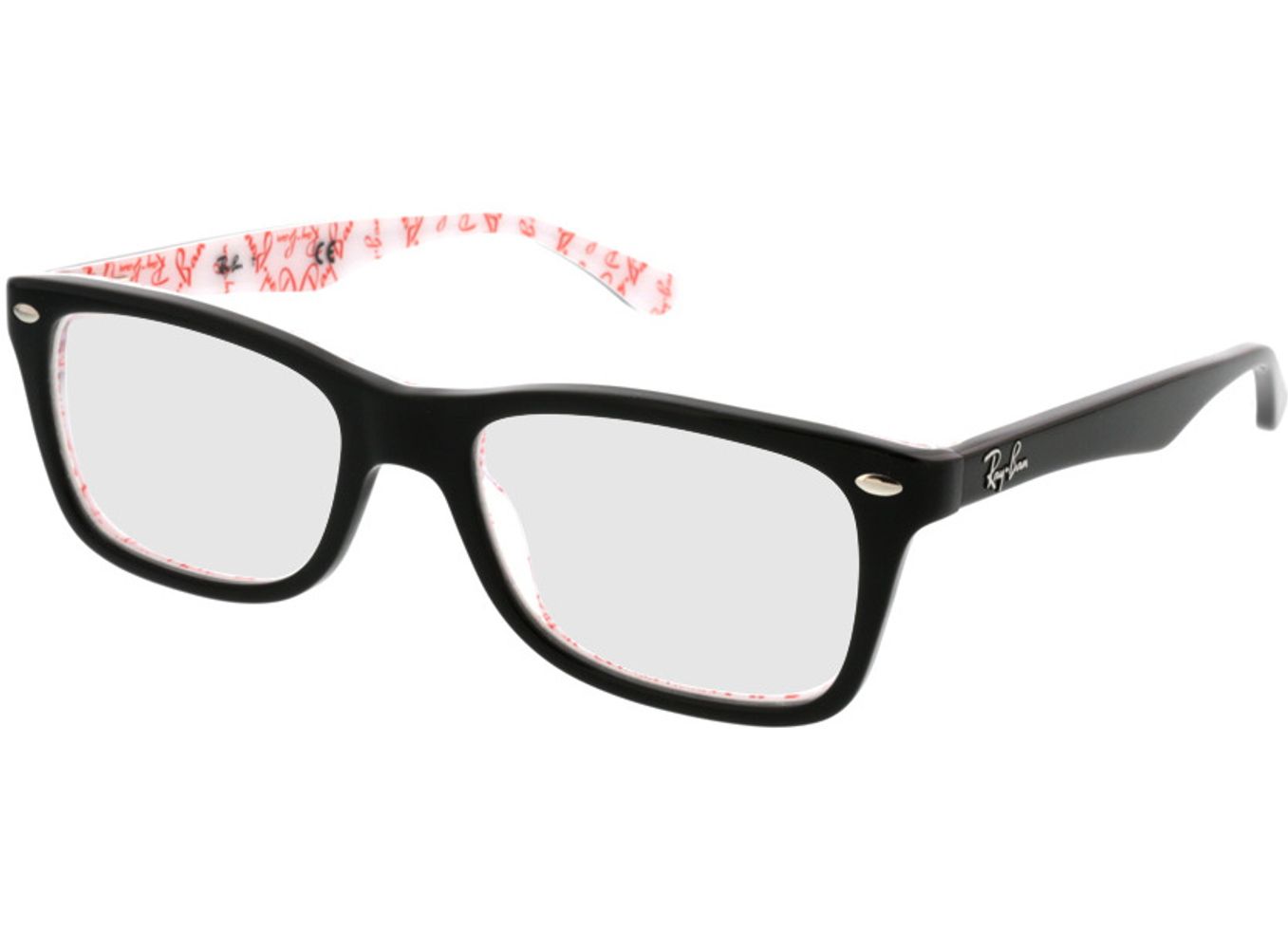 Ray-Ban RX5228 5014 50-17 Brillengestell inkl. Gläser, Damen, Vollrand, Rechteckig von Ray-Ban