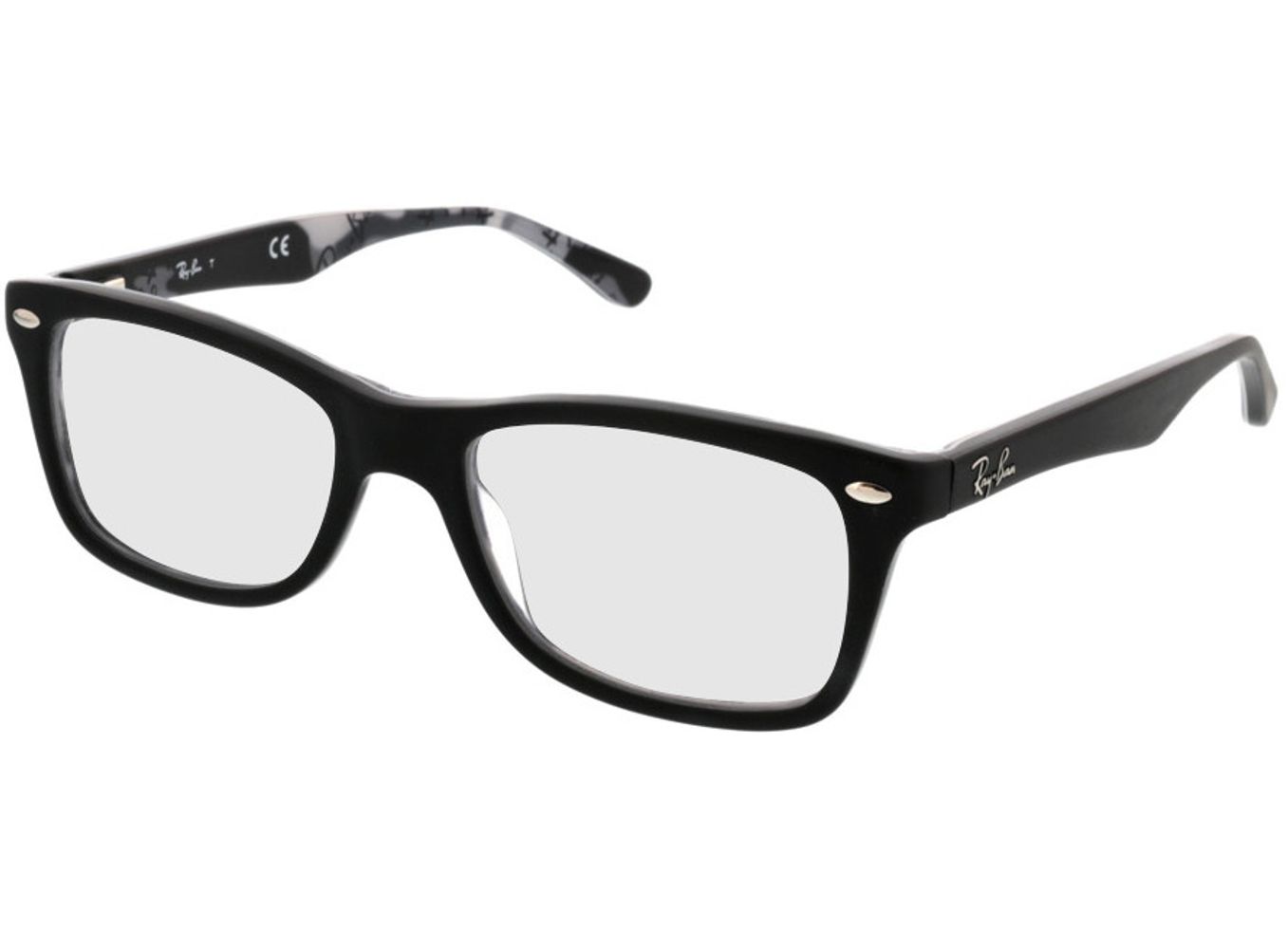 Ray-Ban RX5228 5405 50-17 Brillengestell inkl. Gläser, Damen, Vollrand, Rechteckig von Ray-Ban