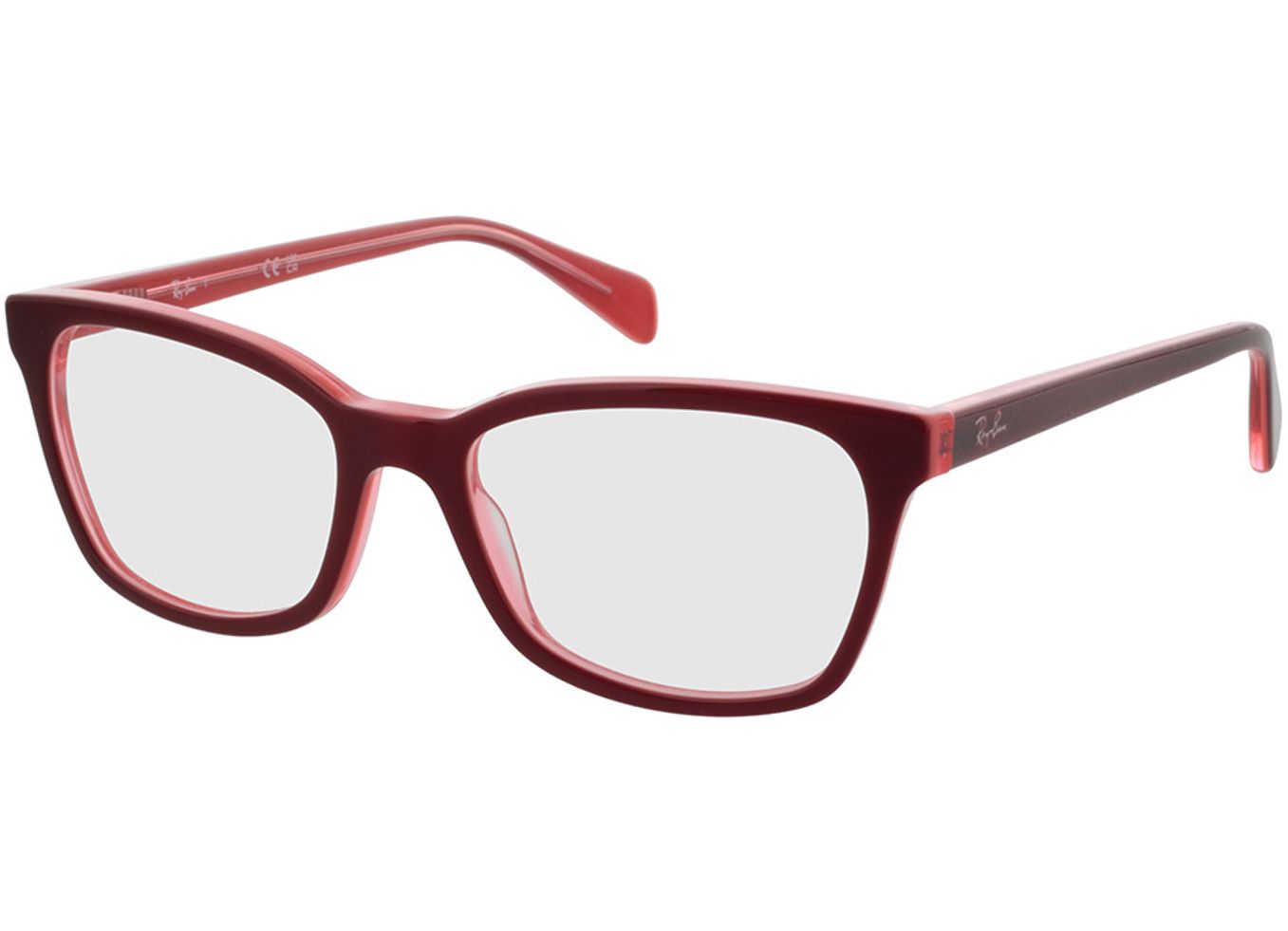 Ray-Ban RX5362 5777 52-17 Brillengestell inkl. Gläser, Damen, Vollrand, Rechteckig von Ray-Ban