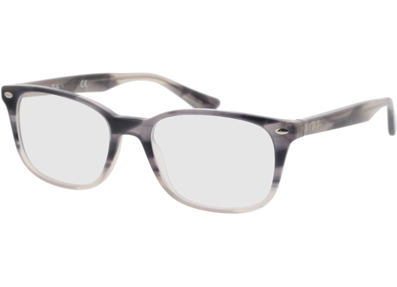 Ray-Ban RX5375 8106 53-18 Brillengestell inkl. Gläser, Herren, Vollrand, Rechteckig von Ray-Ban