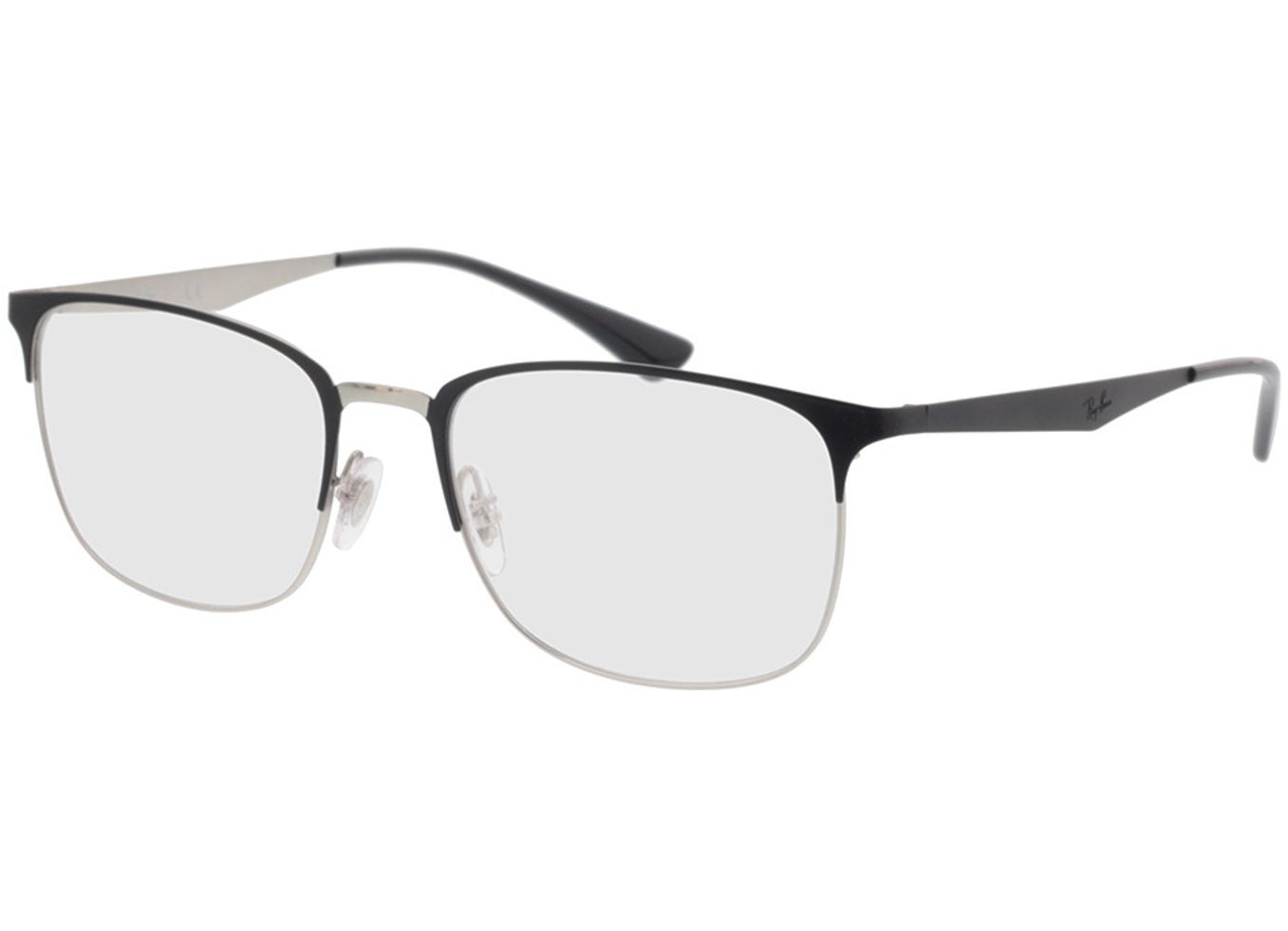 Ray-Ban RX6421 2997 54-18 Brillengestell inkl. Gläser, Damen/Herren, Vollrand, Rechteckig von Ray-Ban