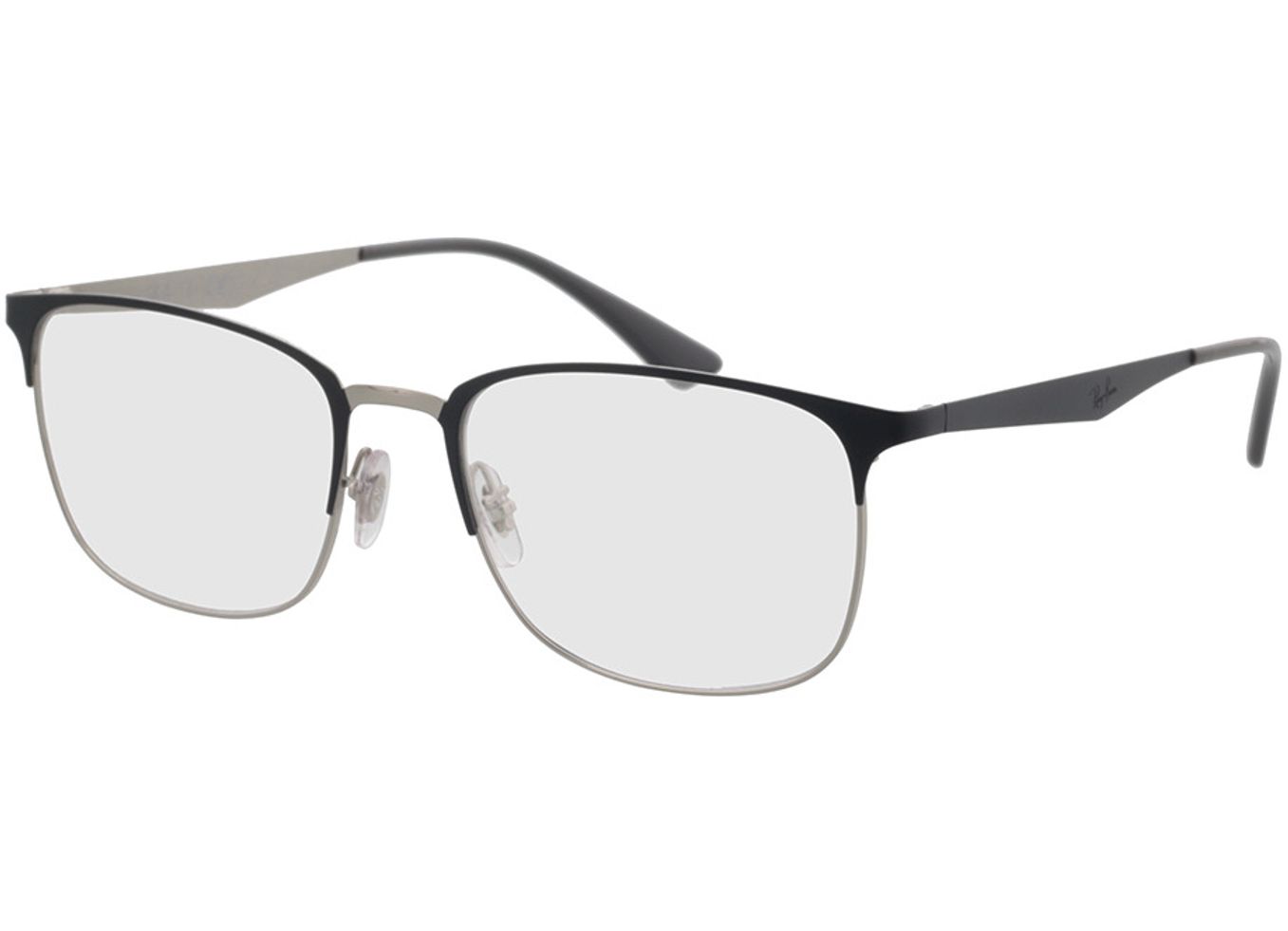 Ray-Ban RX6421 3004 54-18 Brillengestell inkl. Gläser, Herren, Vollrand, Rechteckig von Ray-Ban