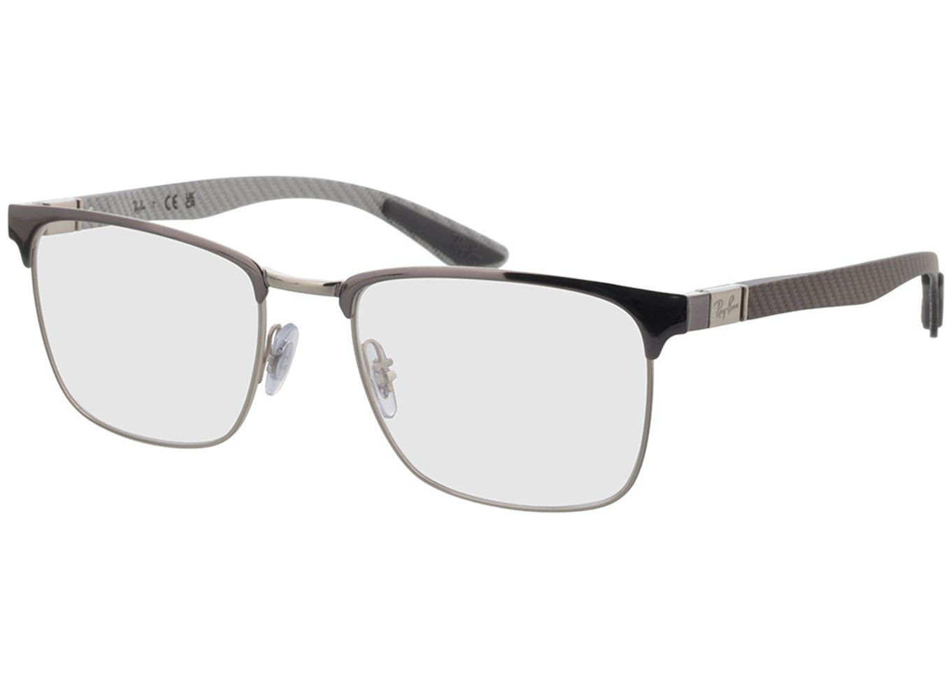 Ray-Ban RX8421 3125 52-19 Brillengestell inkl. Gläser, Damen/Herren, Vollrand, browline von Ray-Ban