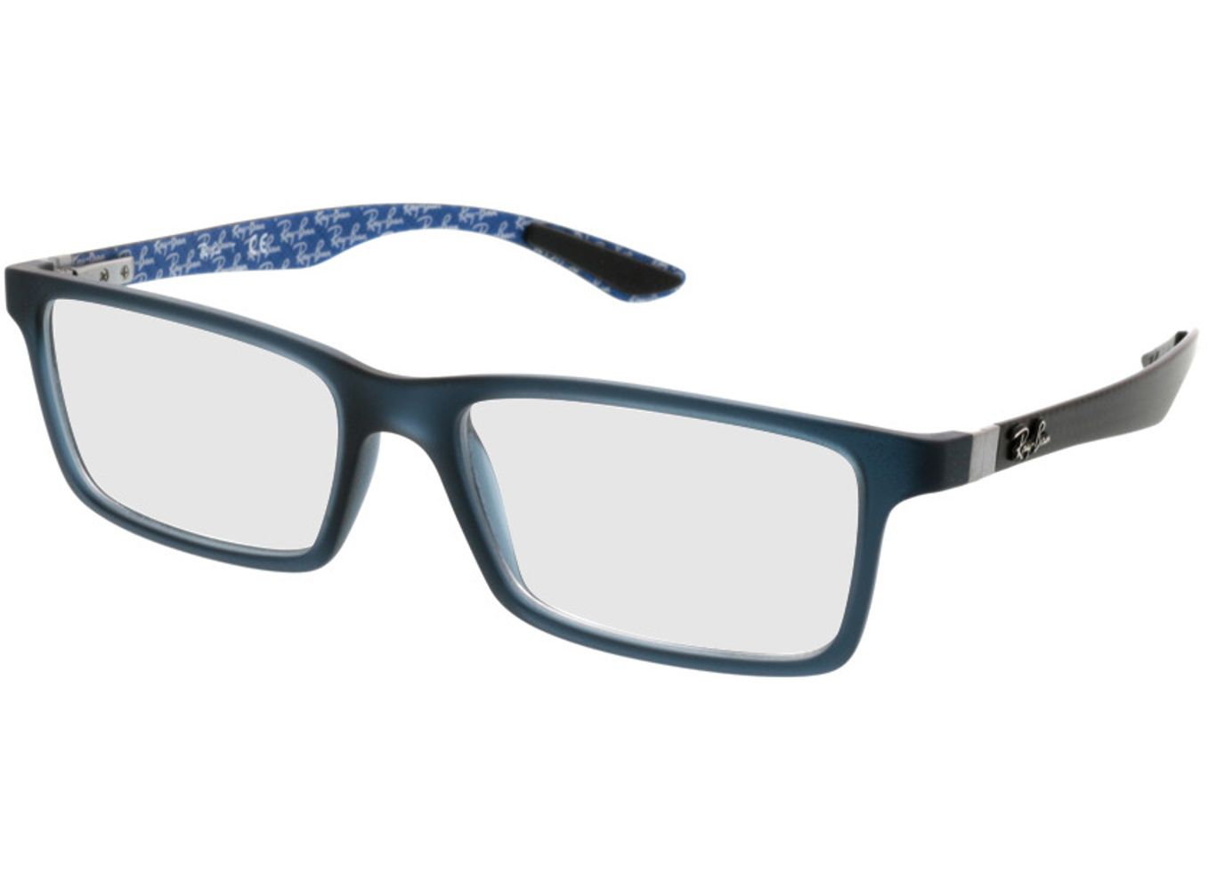 Ray-Ban RX8901 5262 55-17 Brillengestell inkl. Gläser, Herren, Vollrand, Rechteckig von Ray-Ban