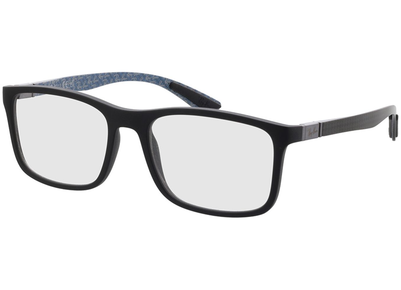 Ray-Ban RX8908 5196 55-18 Brillengestell inkl. Gläser, Damen/Herren, Vollrand, Rechteckig von Ray-Ban