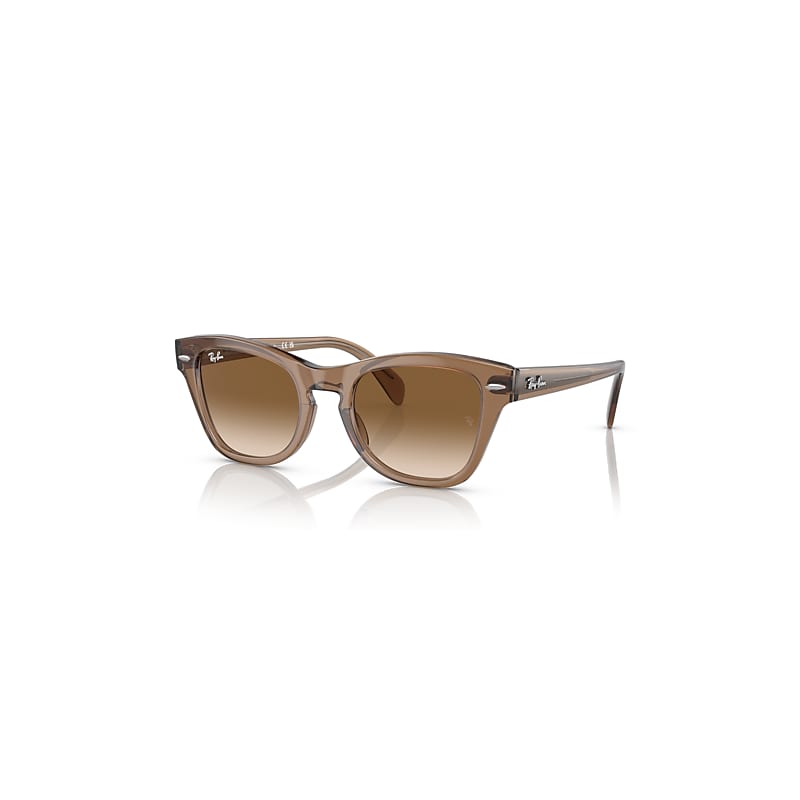 Ray-Ban Rb0707s Sonnenbrillen Hellbraun Transparent Fassung Braun Glas 50-21 von Ray-Ban