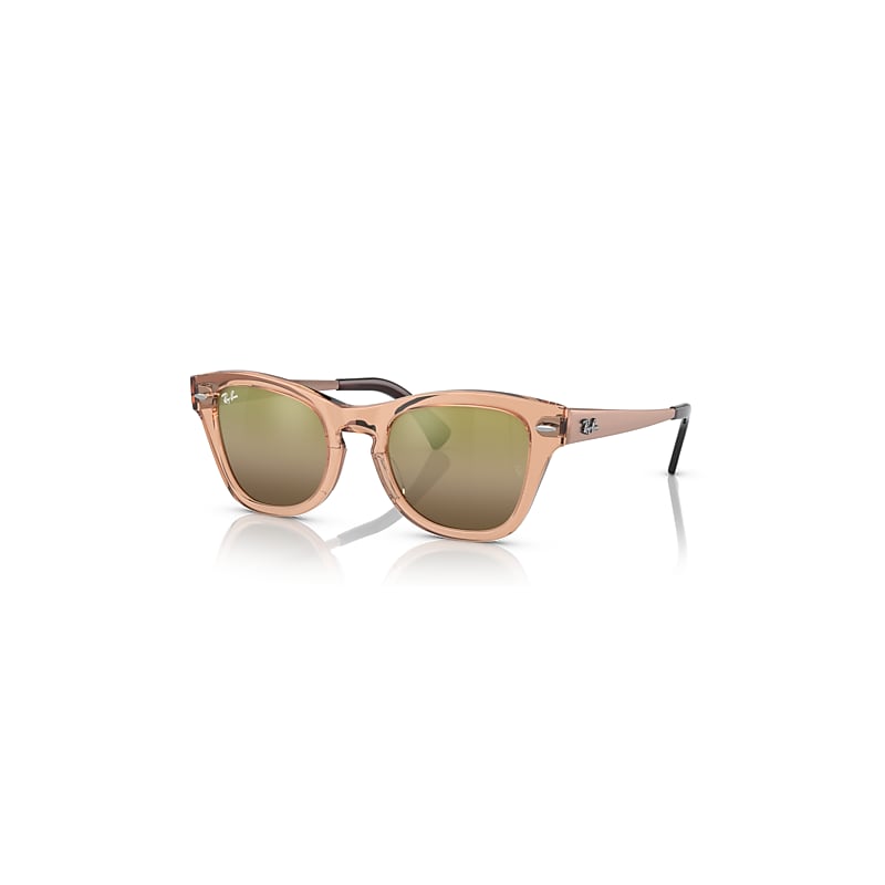 Ray-Ban Rb0707sm Sonnenbrillen Hellbraun Fassung Gold Glas 50-21 von Ray-Ban