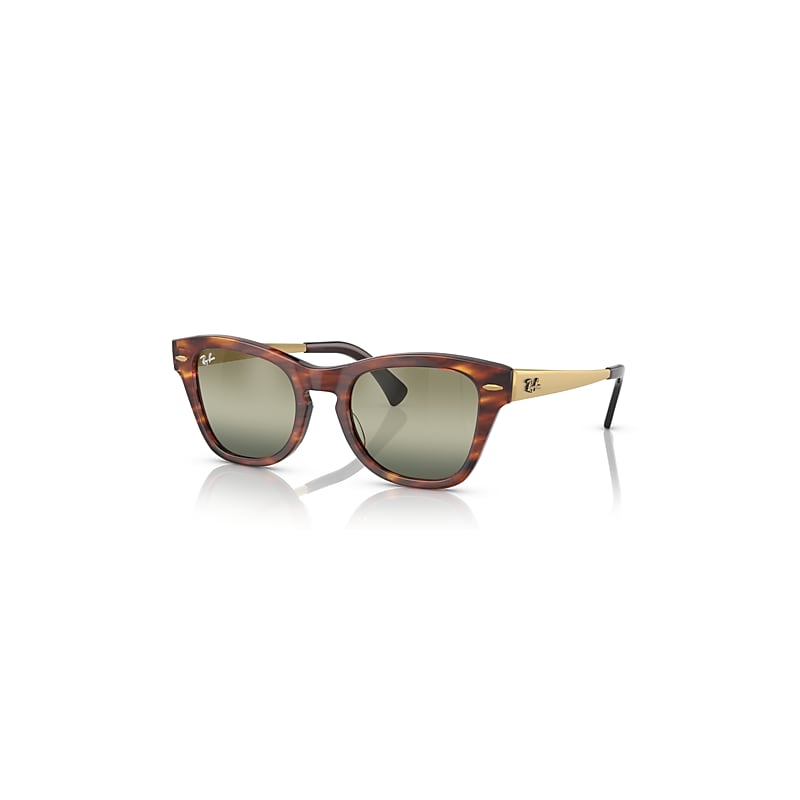 Ray-Ban Rb0707sm Sonnenbrillen Sand Gold Fassung Grün Glas 50-21 von Ray-Ban