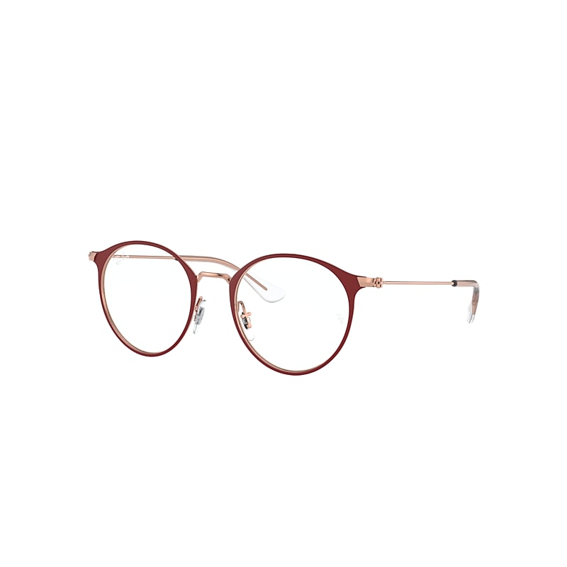 Ray-Ban Rb1053 Optics Kids  Roségold Fassung Klar Glas Polarisiert 45-18 von Ray-Ban