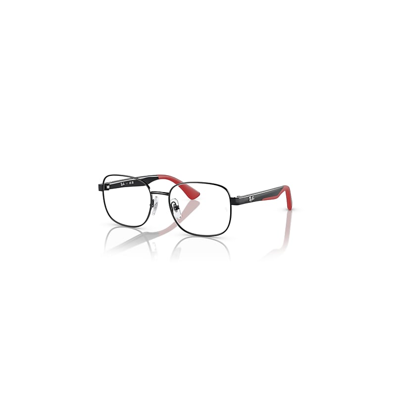 Ray-Ban Rb1059 Optics Kids Bio-based  Schwarz Auf Rot Fassung Demo Gläser Glas Polarisiert 47-16 von Ray-Ban