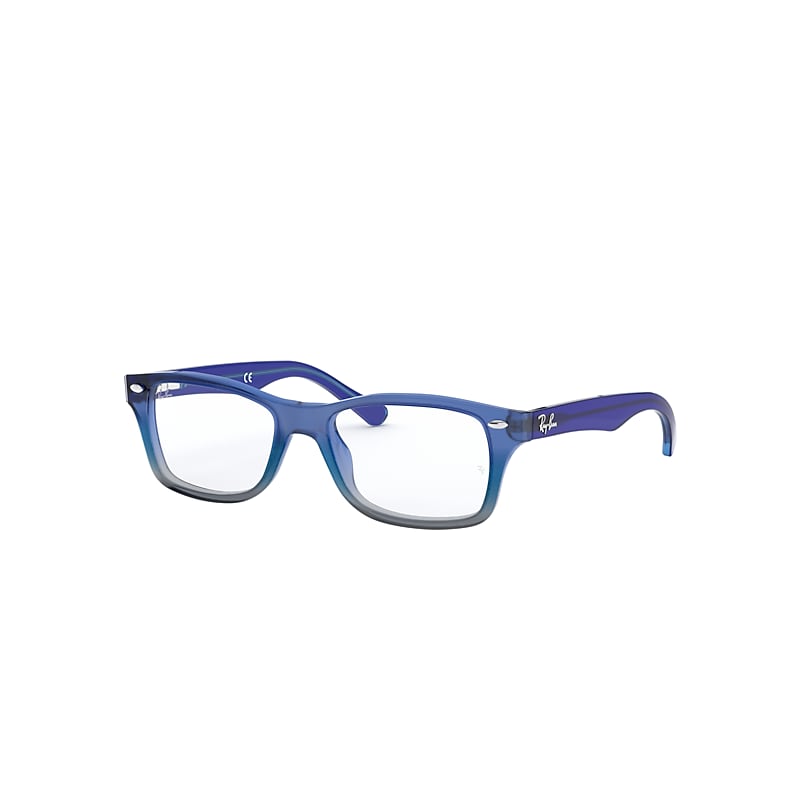 Ray-Ban Rb1531 Optics Kids  Blau Verlauf Grau Schillernd Fassung Klar Glas Polarisiert 46-16 von Ray-Ban