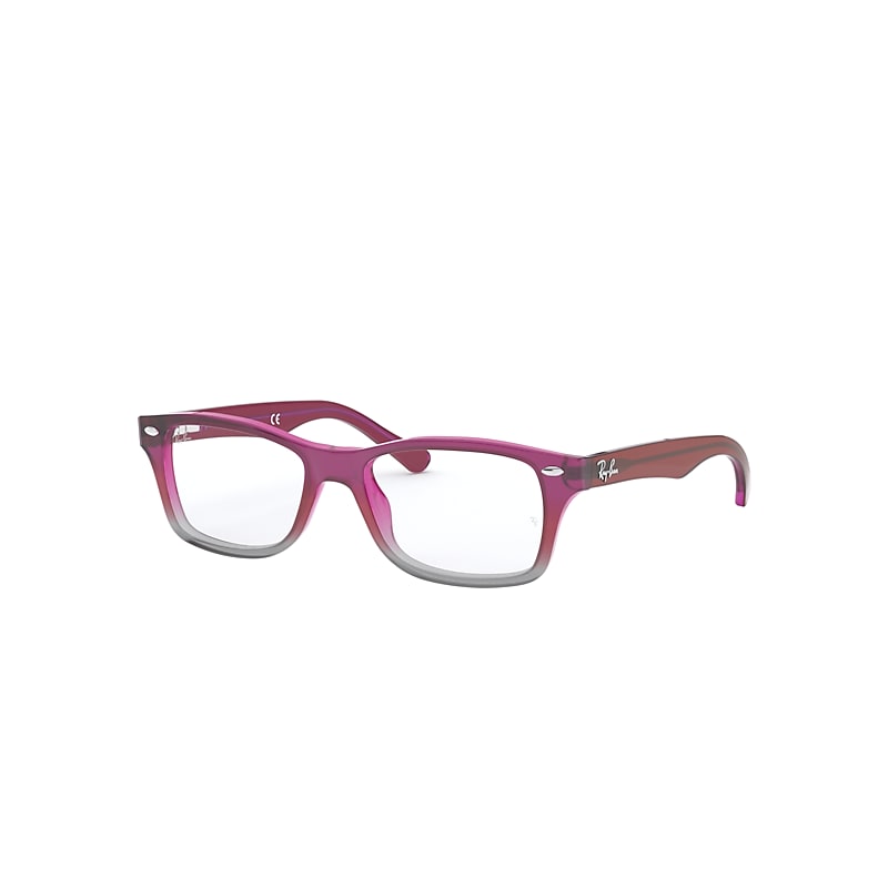 Ray-Ban Rb1531 Optics Kids  Fuchsiarot Fassung Klar Glas Polarisiert 48-16 von Ray-Ban