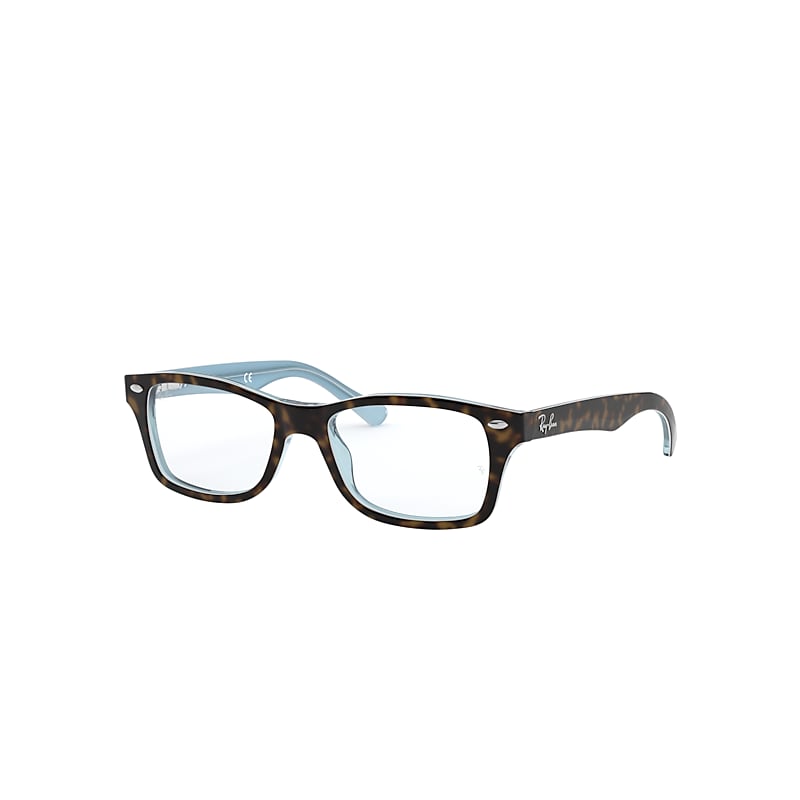 Ray-Ban Rb1531 Optics Kids  Havana Fassung Klar Glas Polarisiert 46-16 von Ray-Ban