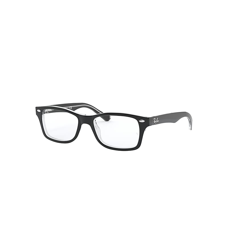 Ray-Ban Rb1531 Optics Kids  Schwarz Fassung Klar Glas 48-16 von Ray-Ban