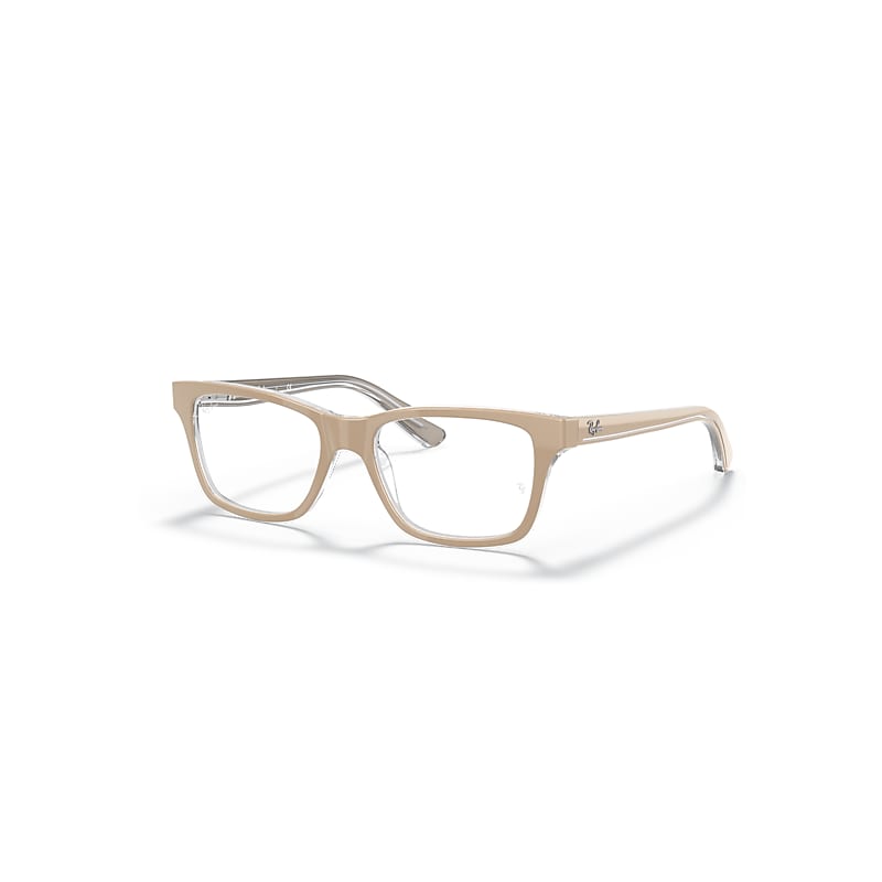 Ray-Ban Rb1536 Optics Kids  Beige Fassung Klar Glas Polarisiert 48-16 von Ray-Ban