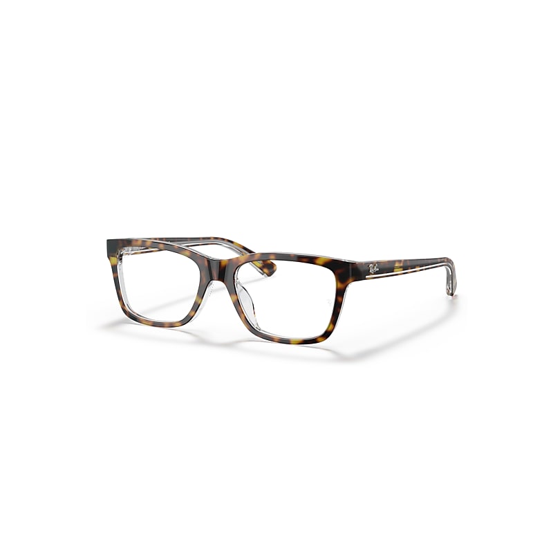 Ray-Ban Rb1536 Optics Kids  Dunkelhavana Fassung Klar Glas Polarisiert 48-16 von Ray-Ban