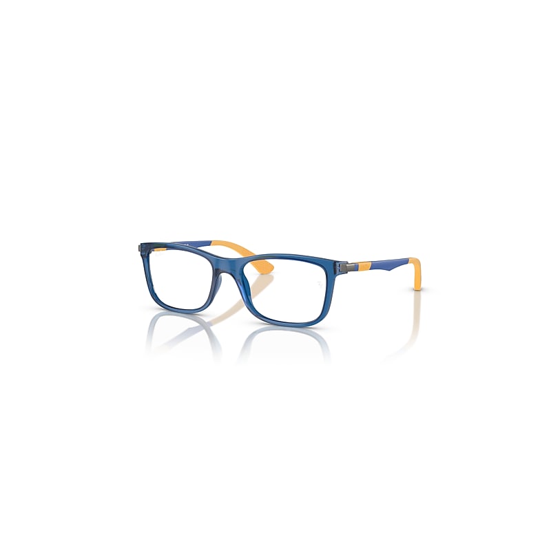 Ray-Ban Rb1549 Optics Kids  Sand Blau Fassung Klar Glas Polarisiert 50-16 von Ray-Ban