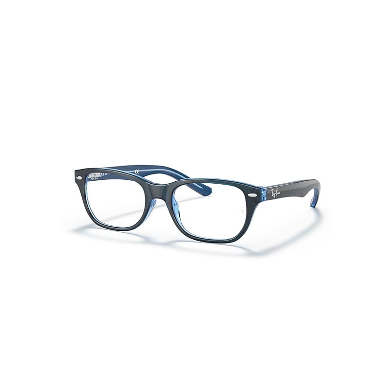 Ray-Ban Rb1555 Optics Kids  Blau Fassung Klar Glas Polarisiert 46-16 von Ray-Ban