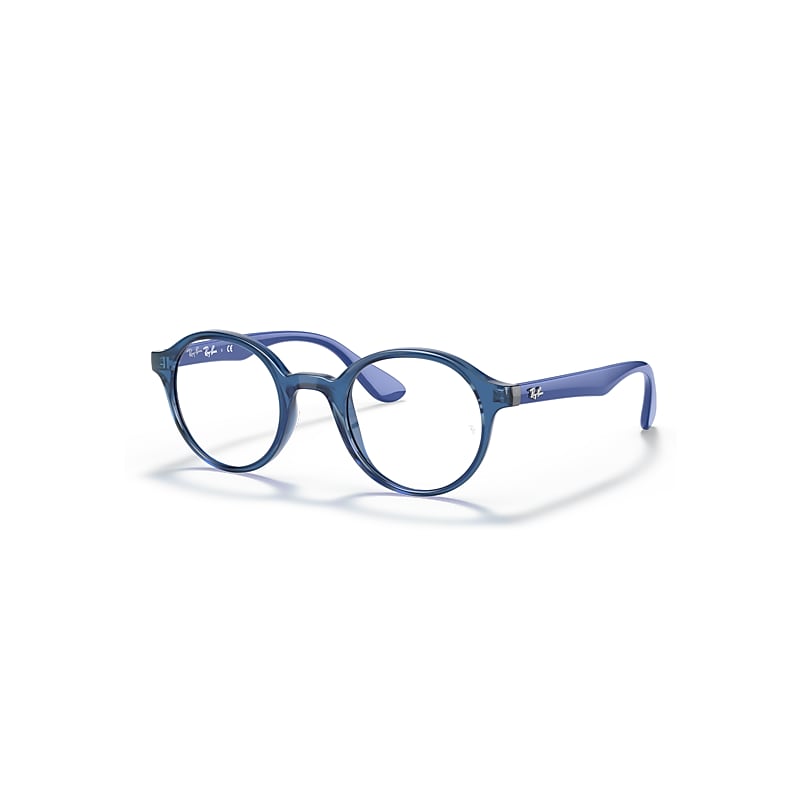 Ray-Ban Rb1561 Optics Kids  Blau Fassung Klar Glas Polarisiert 41-20 von Ray-Ban