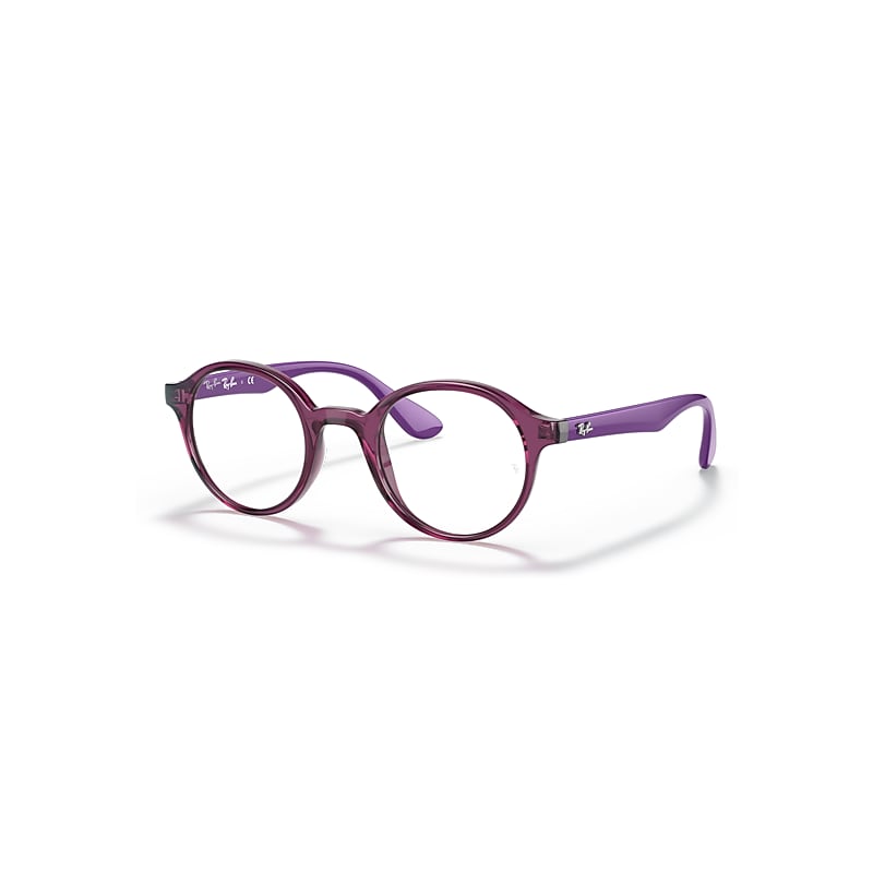 Ray-Ban Rb1561 Optics Kids  Violett Fassung Klar Glas Polarisiert 41-20 von Ray-Ban