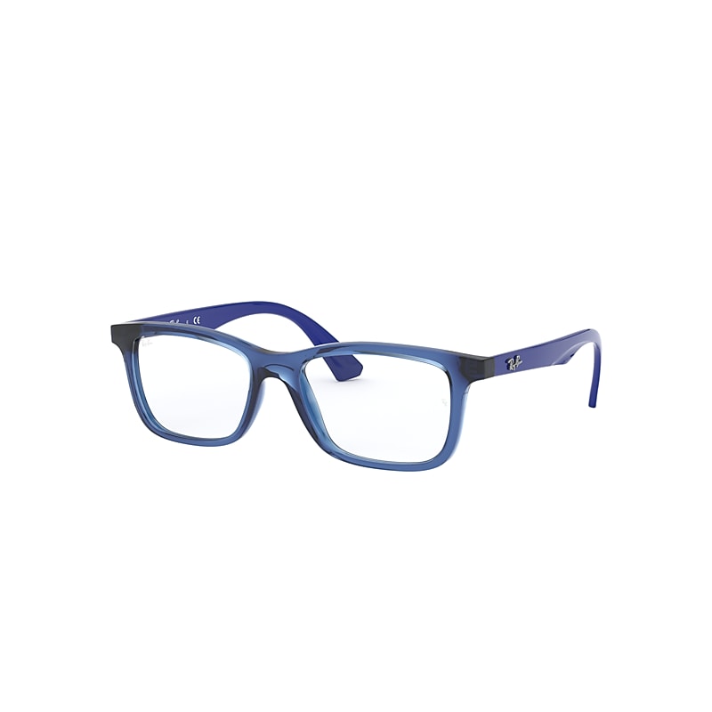 Ray-Ban Rb1562 Optics Kids  Blau Fassung Klar Glas Polarisiert 48-16 von Ray-Ban