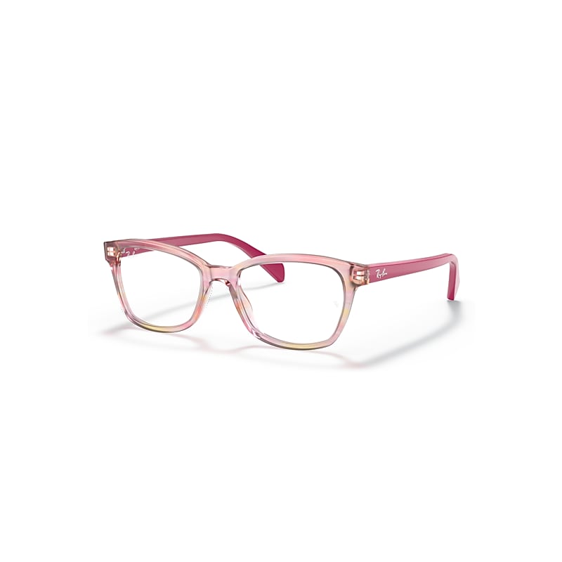 Ray-Ban Rb1591 Optics Kids  Fuchsiarot Fassung Klar Glas Polarisiert 46-16 von Ray-Ban