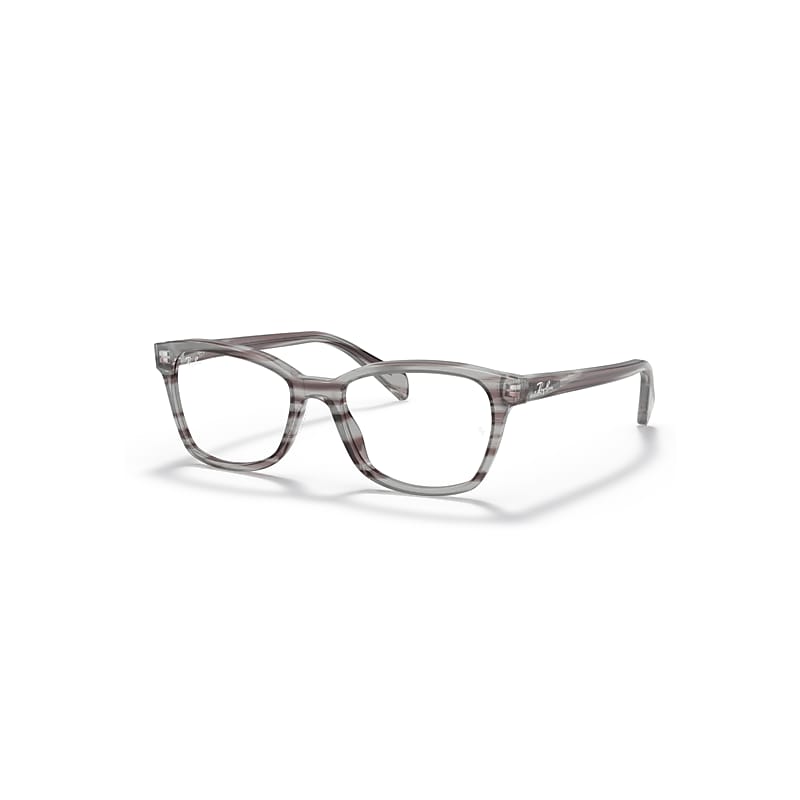 Ray-Ban Rb1591 Optics Kids  Grau Gestreift Fassung Klar Glas Polarisiert 46-16 von Ray-Ban