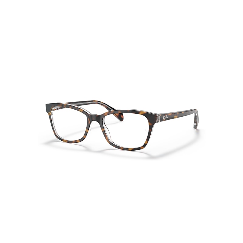 Ray-Ban Rb1591 Optics Kids  Havana Auf Transparent Fassung Klar Glas Polarisiert 46-16 von Ray-Ban