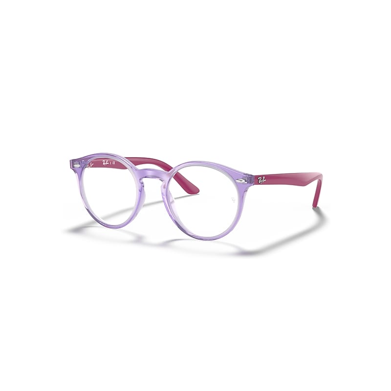 Ray-Ban Rb1594 Optics Kids  Fuchsiarot Fassung Klar Glas Polarisiert 44-19 von Ray-Ban