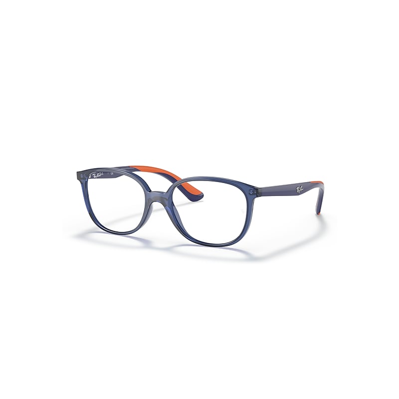 Ray-Ban Rb1598 Optics Kids  Blau Fassung Klar Glas Polarisiert 47-16 von Ray-Ban