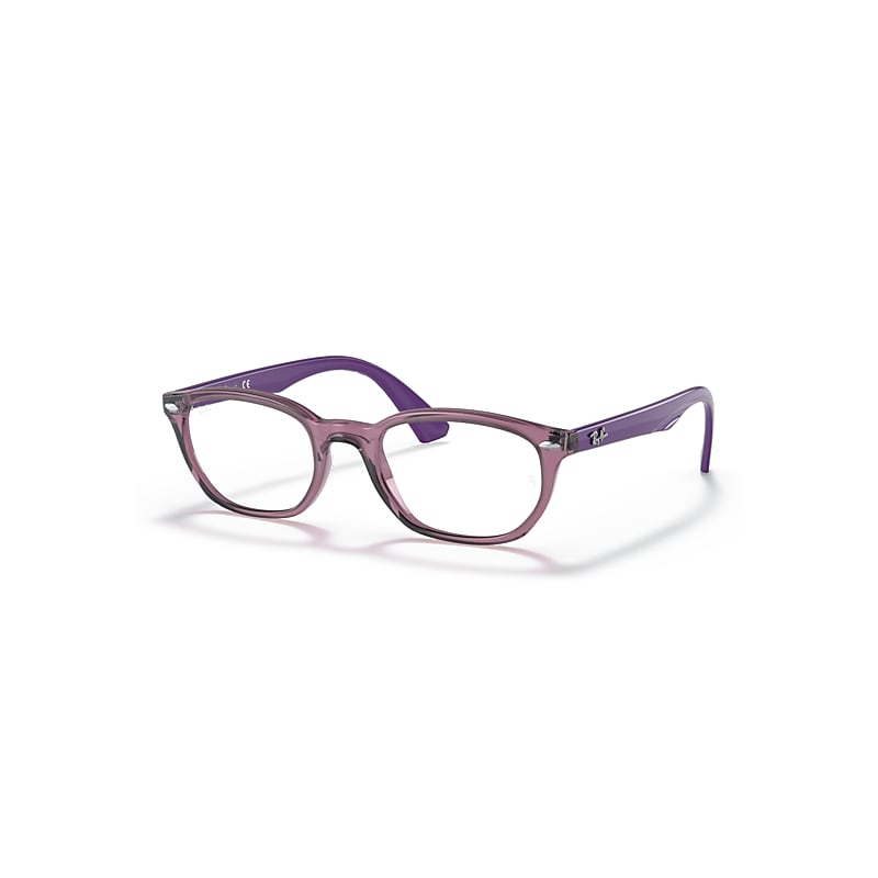 Ray-Ban Rb1599 Optics Kids  Violett Fassung Klar Glas Polarisiert 46-18 von Ray-Ban