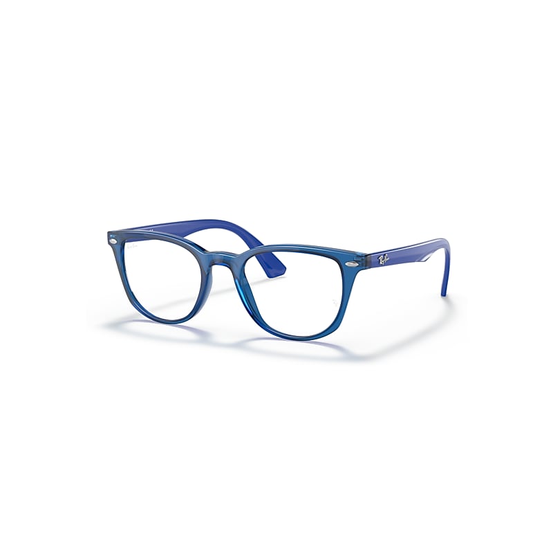 Ray-Ban Rb1601 Optics Kids  Blau Fassung Klar Glas Polarisiert 48-18 von Ray-Ban