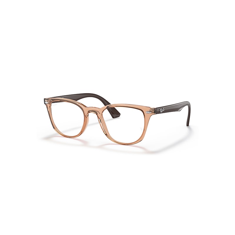 Ray-Ban Rb1601 Optics Kids  Dunkelbraun Fassung Klar Glas Polarisiert 46-18 von Ray-Ban