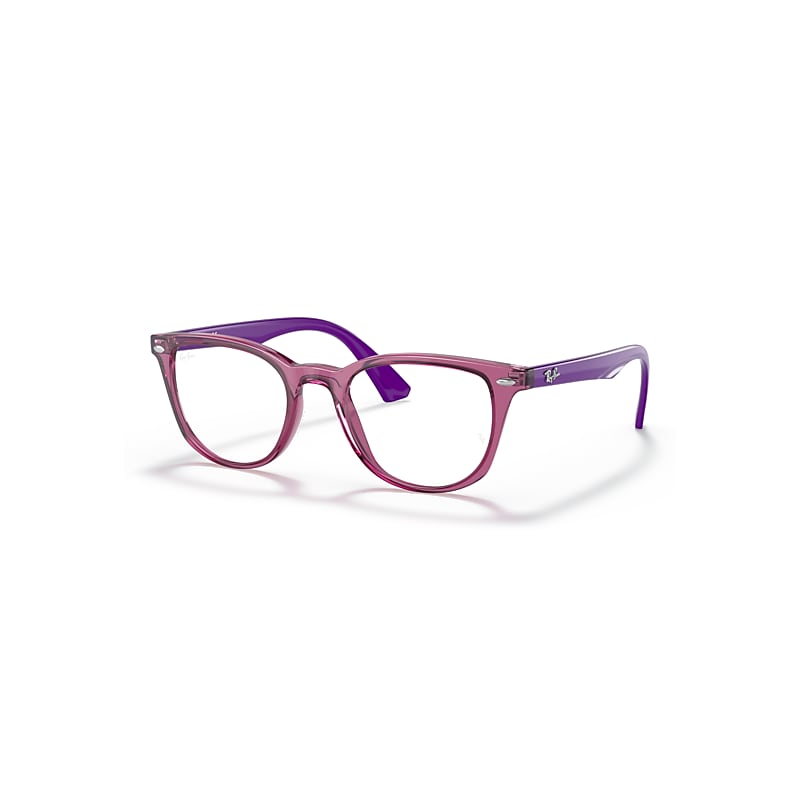 Ray-Ban Rb1601 Optics Kids  Violett Fassung Klar Glas Polarisiert 46-18 von Ray-Ban