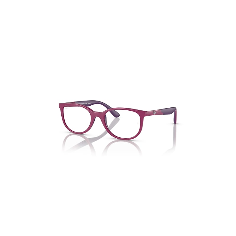 Ray-Ban Rb1622 Optics Kids Bio-based  Fuchsia Fassung Klar Glas Polarisiert 46-17 von Ray-Ban