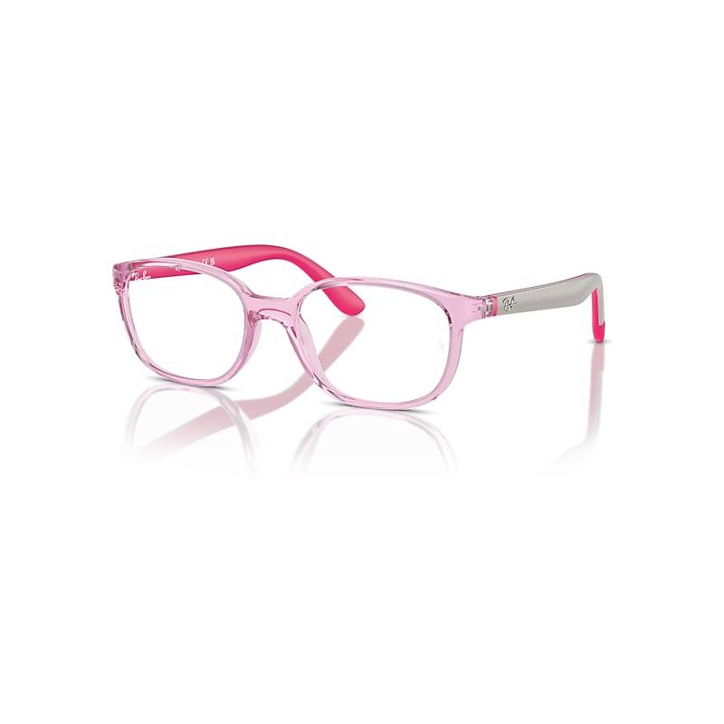 Ray-Ban Rb1632 Optics Kids Bio-based  Grey On Fuchsia Fassung Klar Glas 48-16 von Ray-Ban