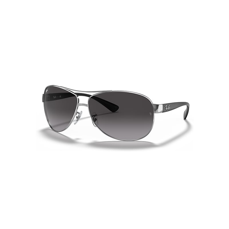 Ray-Ban Rb3386 Sonnenbrillen Silber Fassung Grau Glas 67-13 von Ray-Ban