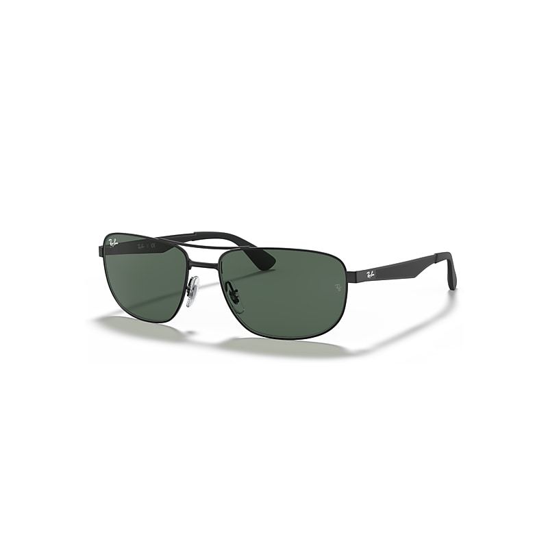 Ray-Ban Rb3528 Sonnenbrillen Schwarz Fassung Grün Glas 61-17 von Ray-Ban