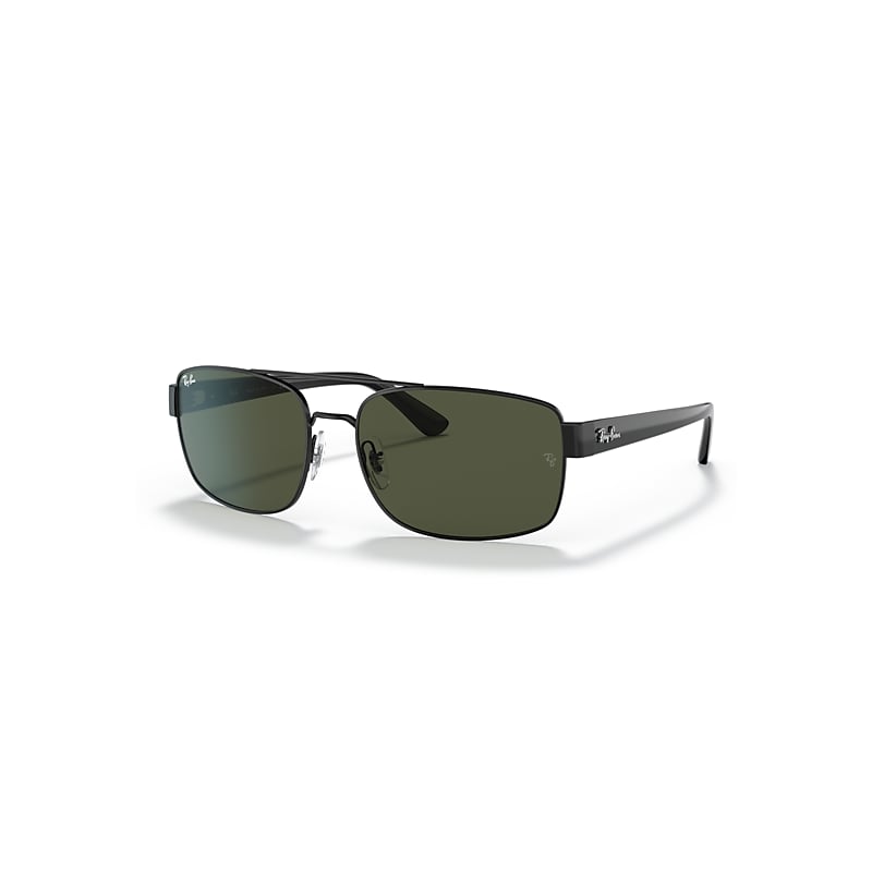 Ray-Ban Rb3687 Sonnenbrillen Schwarz Fassung Grün Glas 61-17 von Ray-Ban