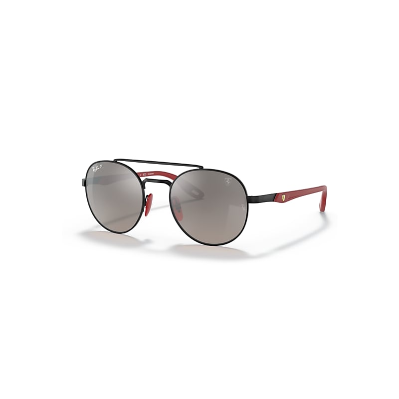 Ray-Ban Rb3696m Scuderia Ferrari Collection Sonnenbrillen Schwarz Fassung Grau Glas Polarisiert 51-20 von Ray-Ban