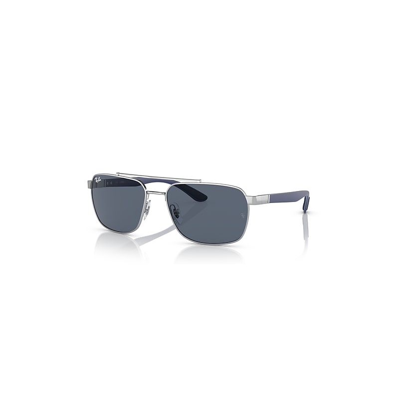 Ray-Ban Rb3701 Sonnenbrillen Blau Fassung Grau Glas 59-17 von Ray-Ban