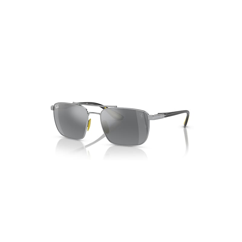 Ray-Ban Rb3715m Scuderia Ferrari Collection Sonnenbrillen Grau Fassung Silber Glas 58-18 von Ray-Ban