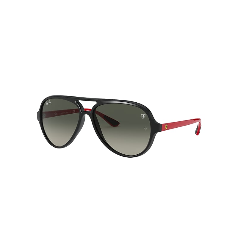 Ray-Ban Rb4125m Scuderia Ferrari Collection Sonnenbrillen Rot Fassung Grau Glas 57-14 von Ray-Ban