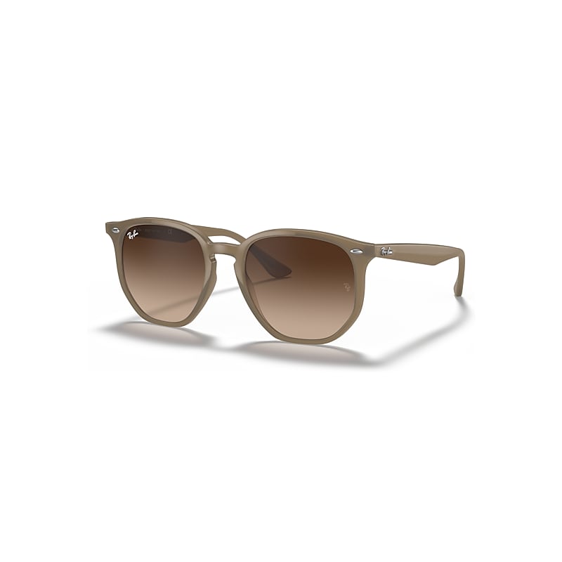 Ray-Ban Rb4306 Sonnenbrillen Beige Fassung Braun Glas 54-19 von Ray-Ban