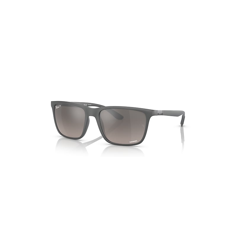 Ray-Ban Rb4385 Sonnenbrillen Grau Fassung Grau Glas Polarisiert 58-18 von Ray-Ban