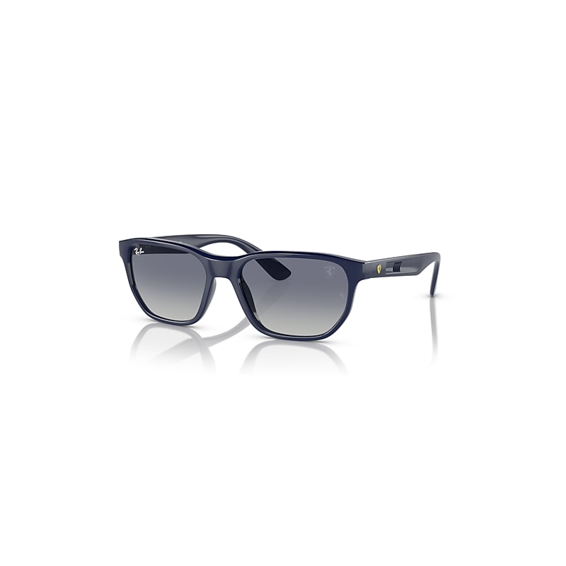 Ray-Ban Rb4404m Scuderia Ferrari Collection Sonnenbrillen Blau Fassung Grau Glas 57-18 von Ray-Ban