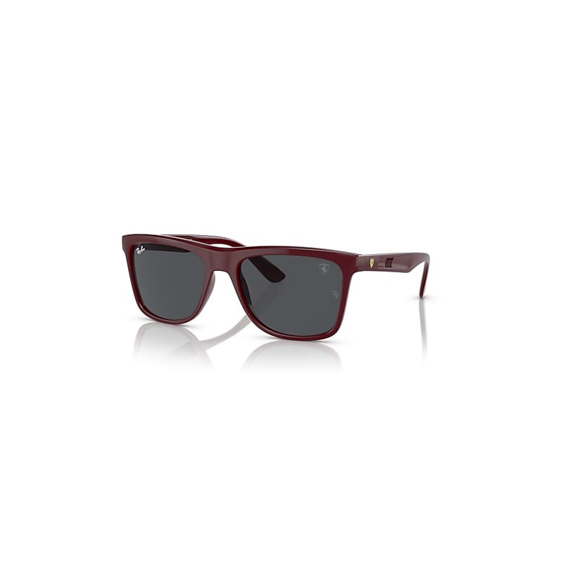 Ray-Ban Rb4413m Scuderia Ferrari Collection Sonnenbrillen Dunkelrot Fassung Grau Glas 57-19 von Ray-Ban