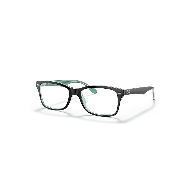 Ray-Ban Rb5228 Optics  Schwarz Fassung Klar Glas Polarisiert 53-17 von Ray-Ban