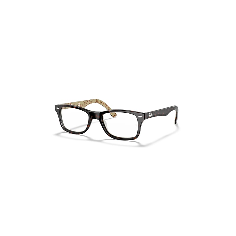 Ray-Ban Rb5228 Optics  Tortoise Fassung Klar Glas 55-17 von Ray-Ban