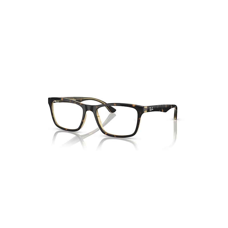 Ray-Ban Rb5279 Optics  Havana Auf Gelb Transparent Fassung Klar Glas Polarisiert 53-18 von Ray-Ban